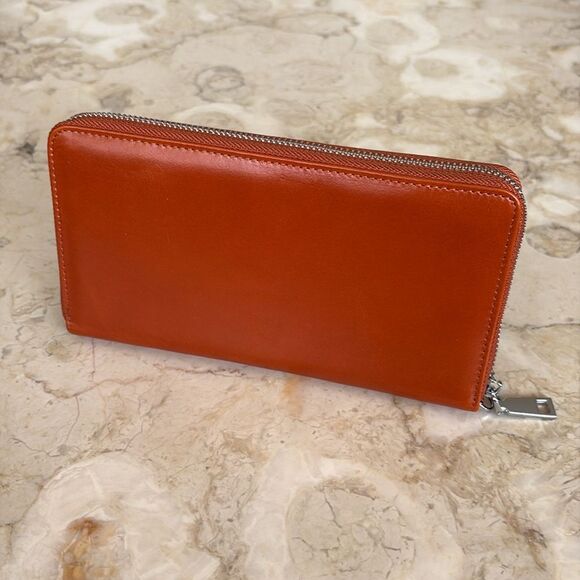 Bostanen Leather Large Zip Around RFID Wallet - Picture 2 of 13